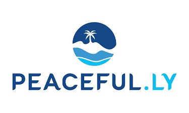 Peaceful.ly - Creative brandable domain for sale